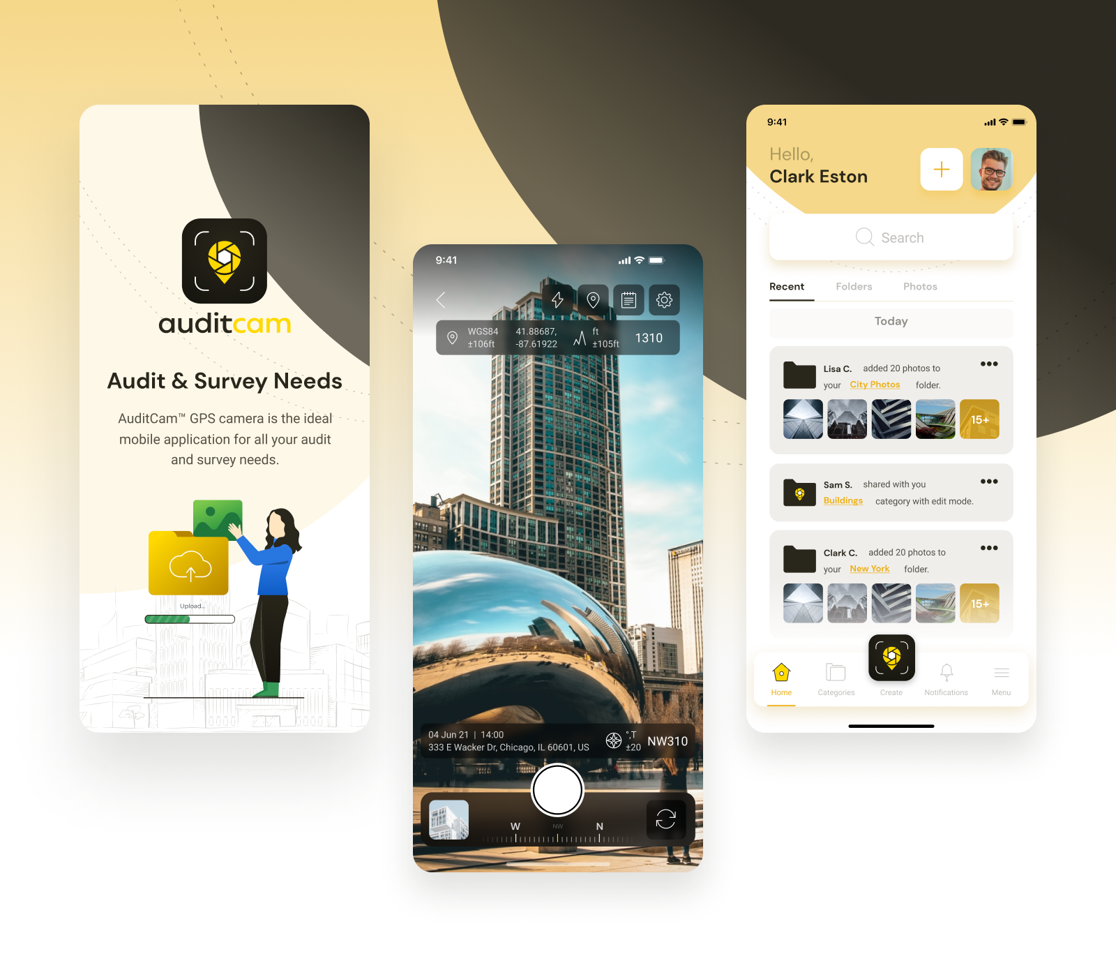 AuditCam Web and Mobile Apps